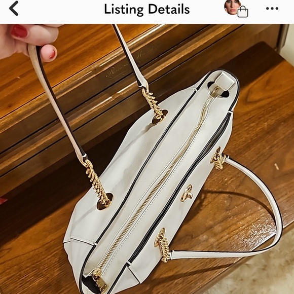 Coach white leather bag - Picture 6 of 12